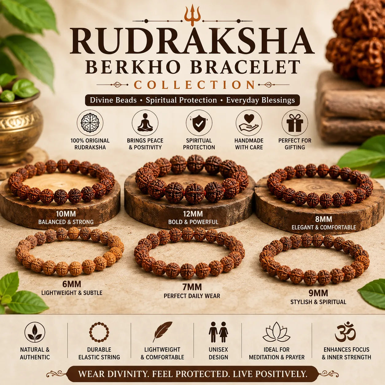 Rudraksha Berkho Bracelet