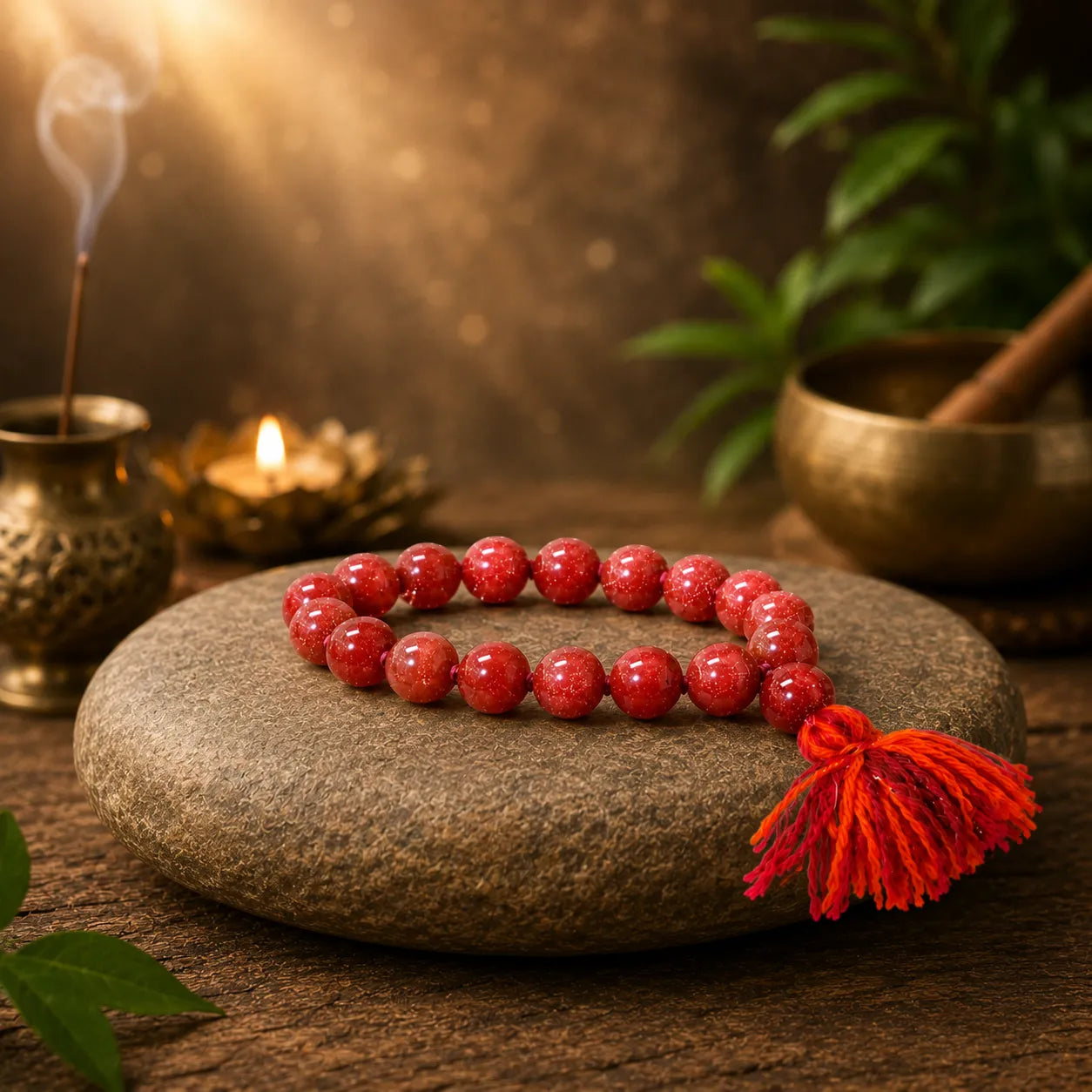 10MM Chand Sitara Stone Bracelet with Sparkling Goldstone Beads and Premium Handmade Design for Men and Women