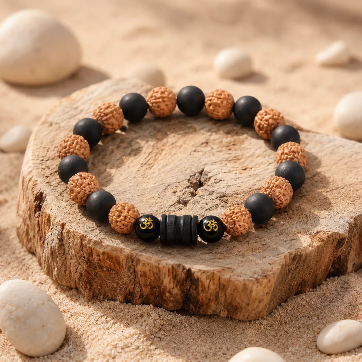 Lab Certificate for BERKHO Natural 5 Mukhi Rudraksha with Karungali Bracelet