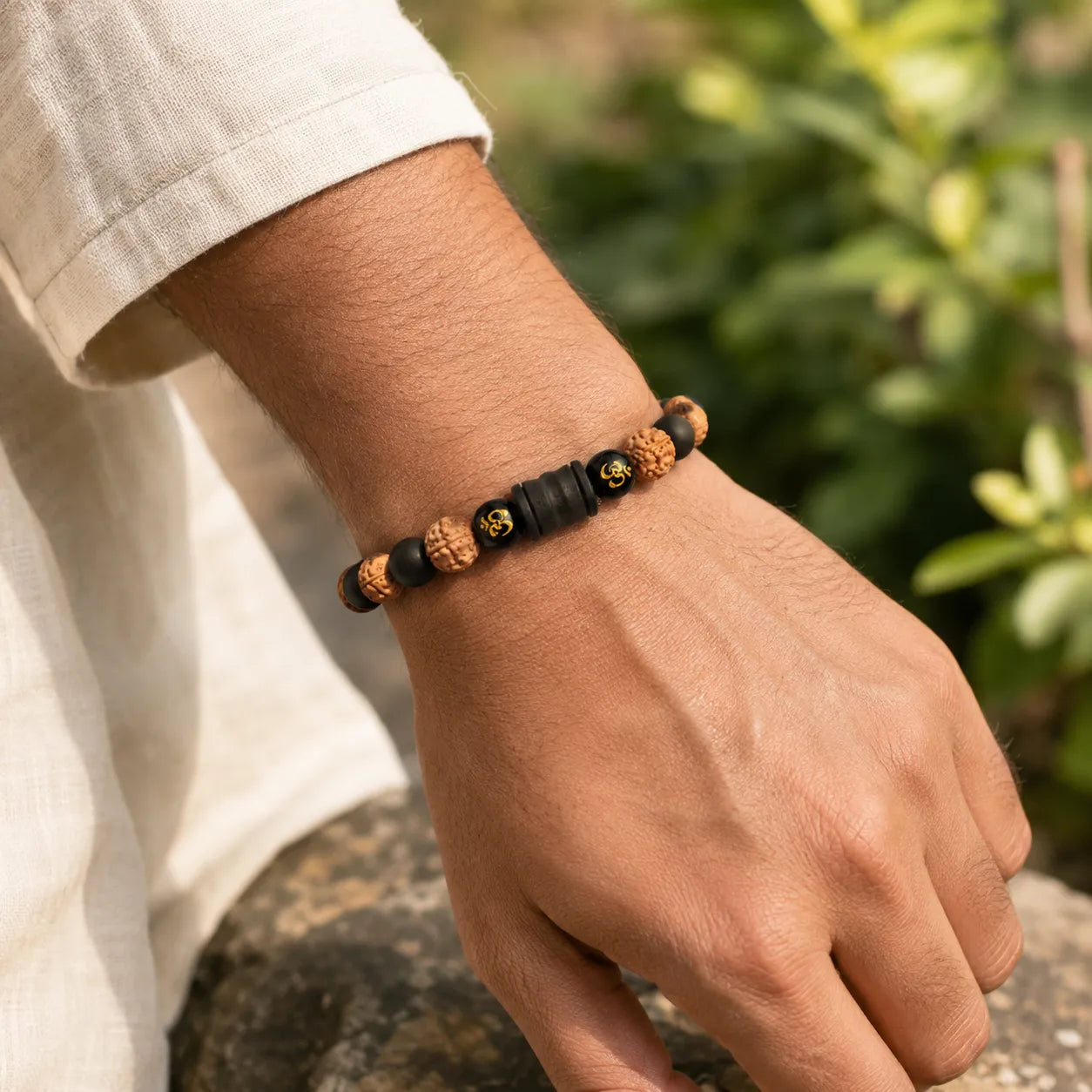 Lab Certificate for BERKHO Natural 5 Mukhi Rudraksha with Karungali Bracelet